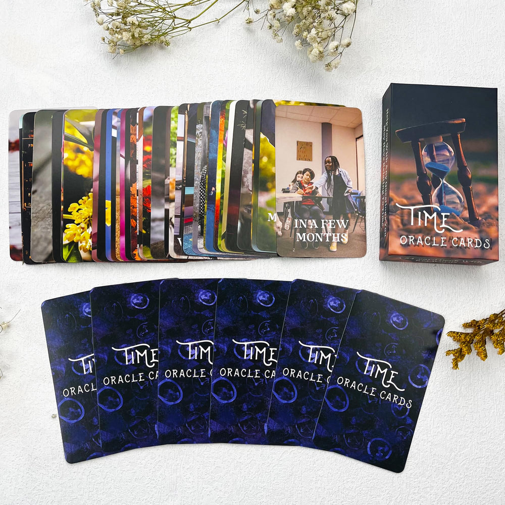 Soulme Family game setup with cards, a fun, contemplative party activity.