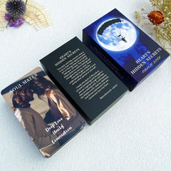 Soulme heart-space energy symbols on cards evoke introspection
