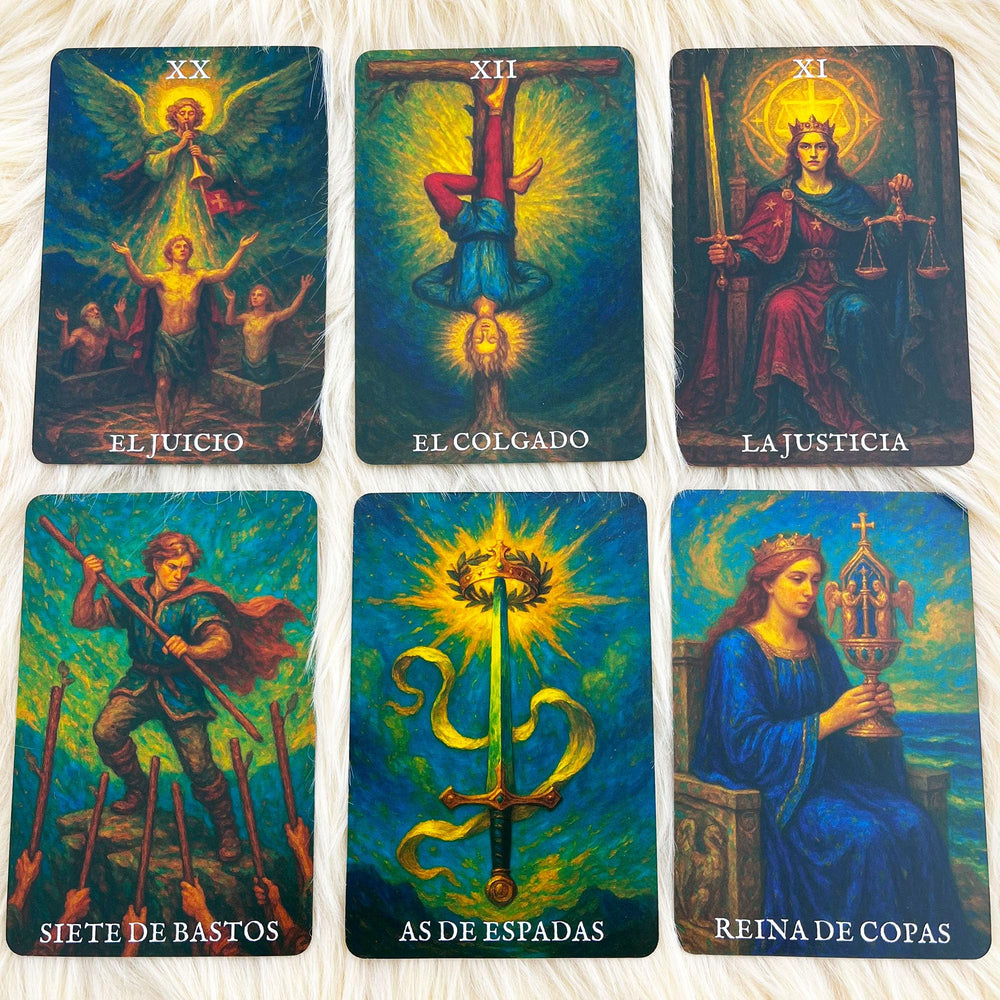 Soulme Tarot major arcana illustrations showing symbolic figures for readings