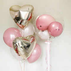 Sowide balloons include a white ribbon for a polished finish