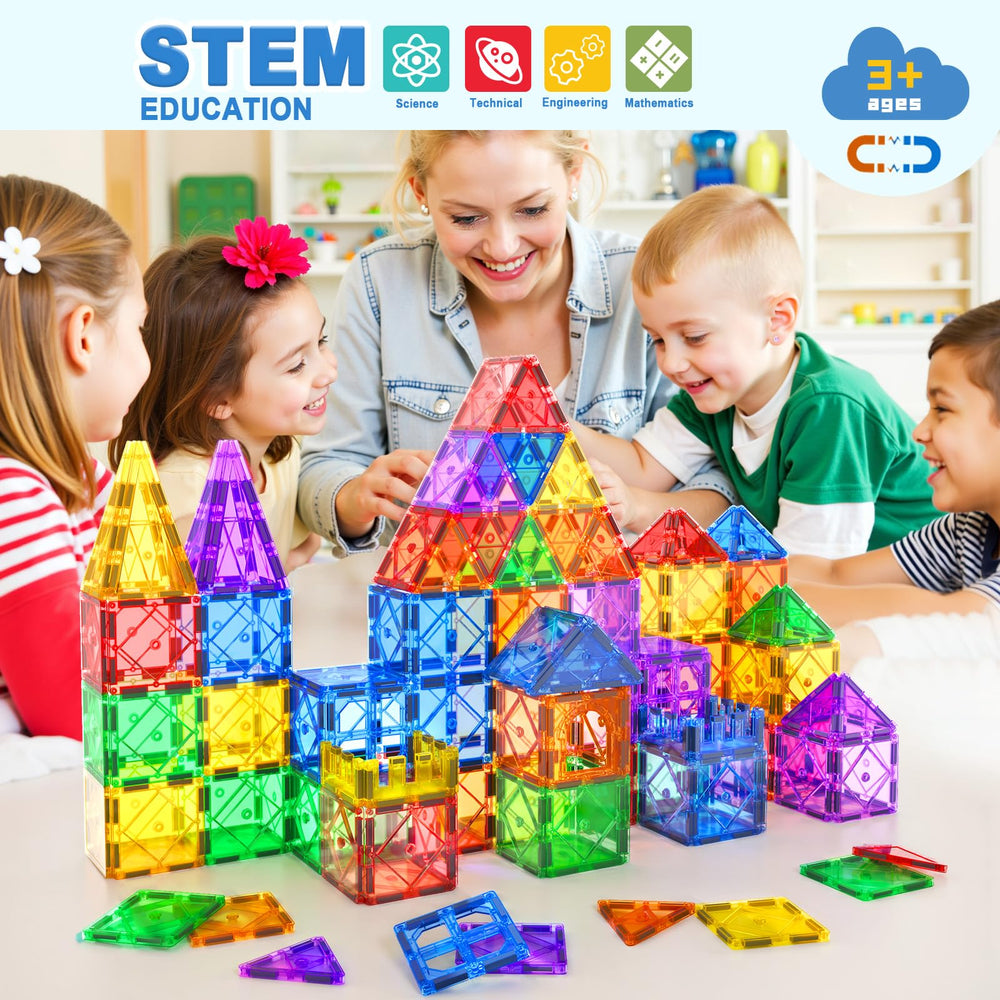 Soyee magnetic tiles are a boredom buster for engaging, screen-free play.