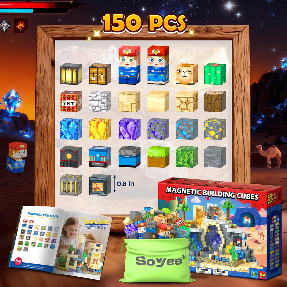 Soyee desert mine tracks encourage logical layouts during builds