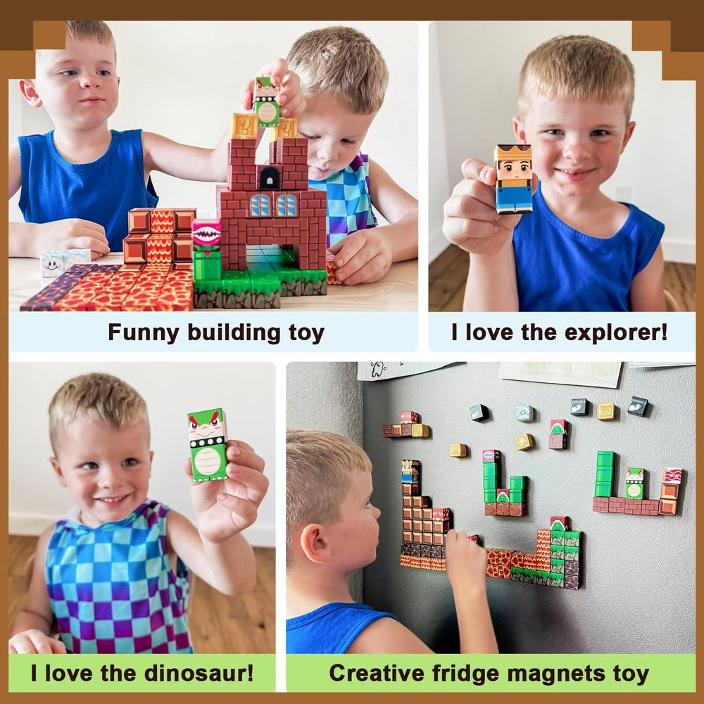 Soyee mushrooms-detail encourages creative scenery design and storytelling during blocks.
