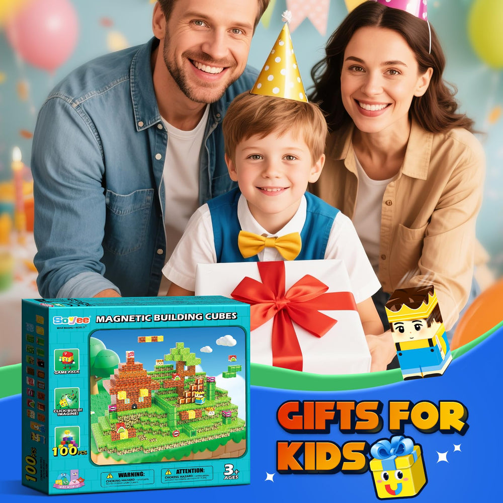 Soyee Magnetic Blocks travel kit makes learning on the go easier.