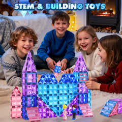 Soyee tiles feature bright colors to attract kids during creative sessions.