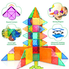 Soyee magnetic tiles gift box presentation ideal for 3+ year olds.