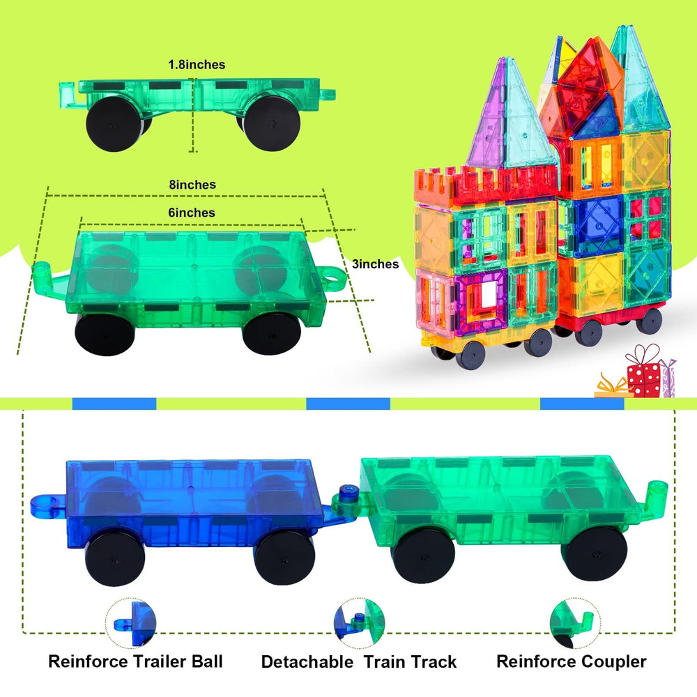 Soyee magnetic tiles kids building scene fosters collaboration and problem solving.