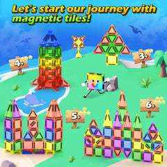 Soyee Mini Magnetic Tiles STEM learning on the go for kids