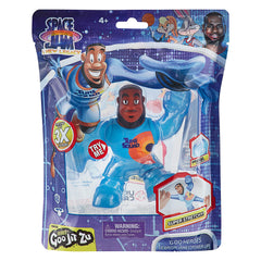 Space Jam Goo Hero LeBron Power Up, stretched to 3x size, tactile fun.