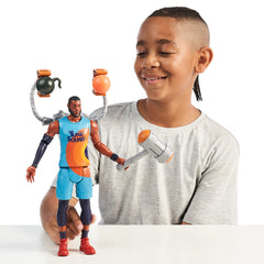 Space Jam Lebron James Tune Squad chest press reveals eight sounds