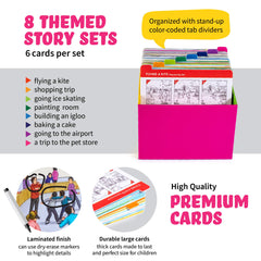 Spark Innovations Spark Cards β laminated sequence pictures for durable, reusable activities.