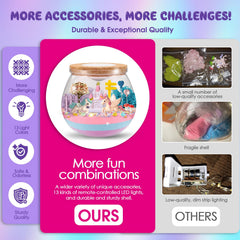 SparkleMe Unicorn Terrarium Kit bedtime glow for a cozy room.