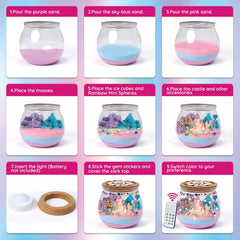 SparkleMe Unicorn Terrarium Kit kid-friendly adventure in a compact set.