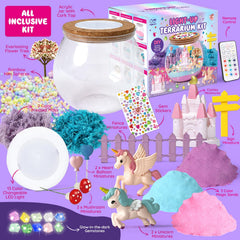 SparkleMe Unicorn Terrarium Kit gift-ready package for birthdays.