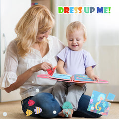 SparkShoots Busy Board lightweight felt construction that is soft and portable