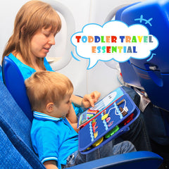 SparkShoots Busy Board compact travel kit for car and plane.