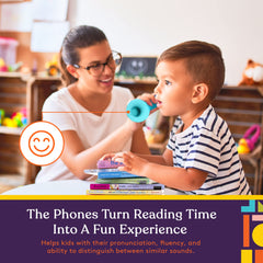 Special Supplies Reading Fluency Phones for kids boosts pronunciation during phonics practice.