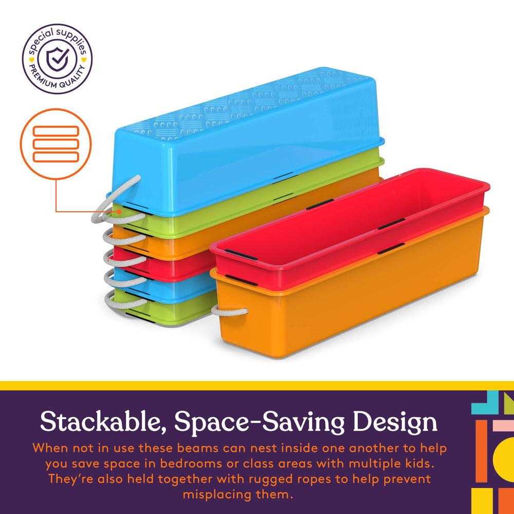 Special Supplies stepping stones used in classroom activity, supporting standing, walking, and light jumps.