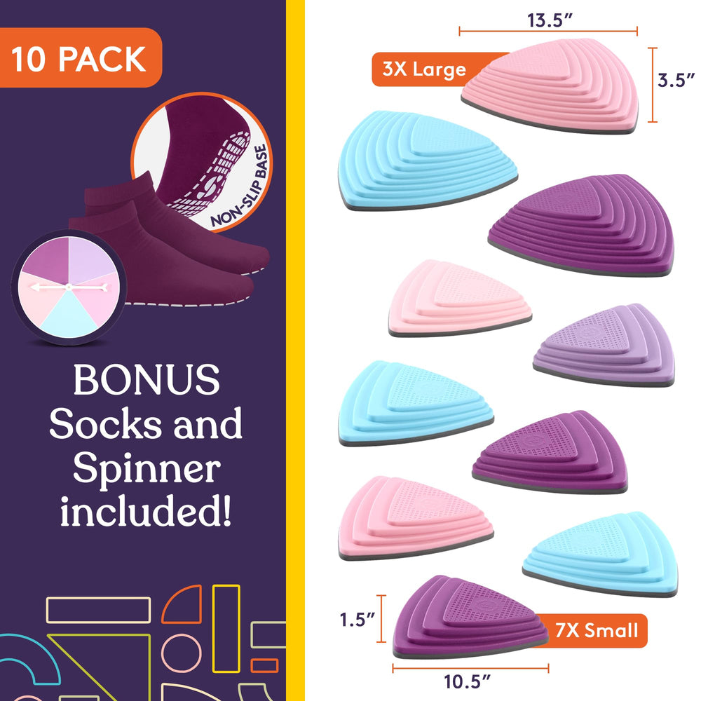 Special Supplies stepping stones kid-friendly rubber for safe indoor and outdoor use.