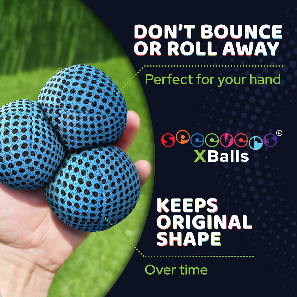 Speevers carry bag for juggling balls enables easy transport.