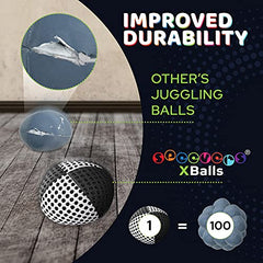 Bright color options for Speevers Xballs improve visibility.