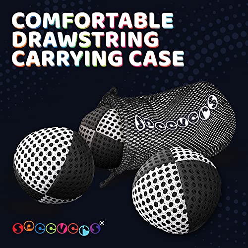 Soft texture provides comfort during extended juggling sessions.