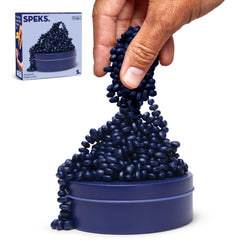 Speks Crags ferrite stones in a tin for tactile desk play
