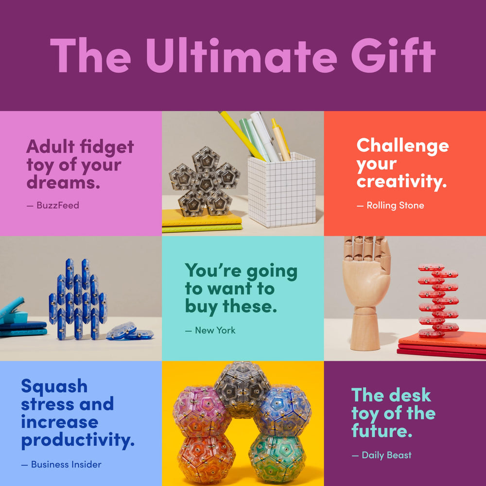 Speks Geode gift pack ideal for birthdays and desk gifts.