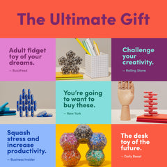 Speks Geode gift-ready design makes a thoughtful stress-relief desk present.