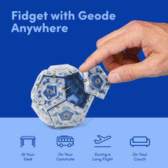 Speks Geode interlocking shapes forming intricate structures and textures.