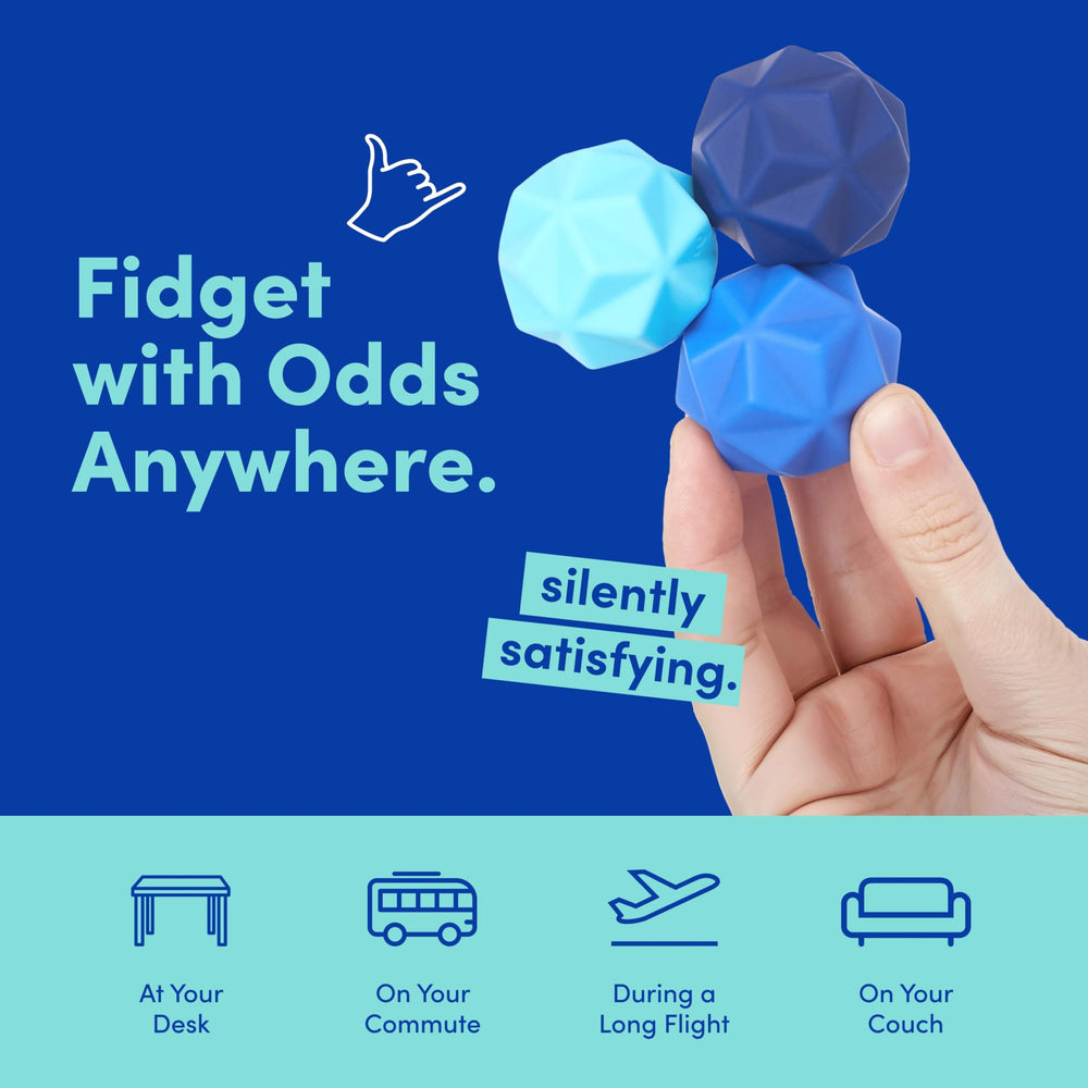 Speks Odds palm-massage feel supports focus at home or travel.
