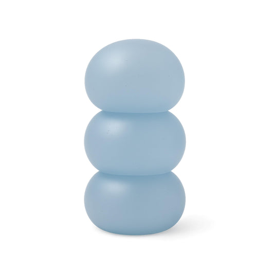 Speks squishy stress balls blue close-up squeezed for stress relief