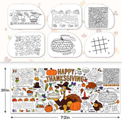 SPERINGEEN turkey-themed coloring poster for classroom or home activities