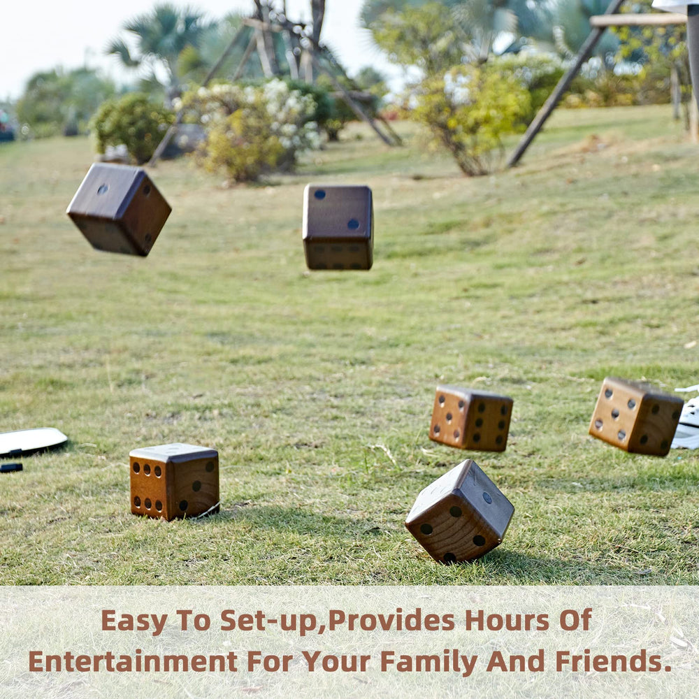 SpexDarxs giant dice feature smooth rounded edges for safety