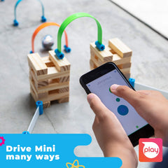 Sphero Mini construction pins and cones enabling varied obstacle courses