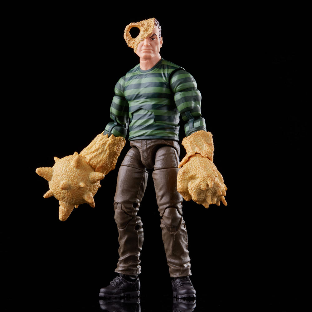 Spider-Man Sandman 6-inch scale figure in display pose emphasizes balanced size.