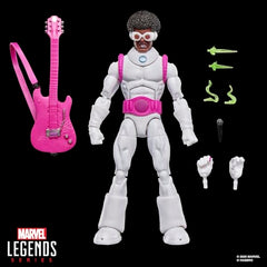 Spider-Man Hypno-Hustler hypnotic guitar with strap highlights retro-inspired look