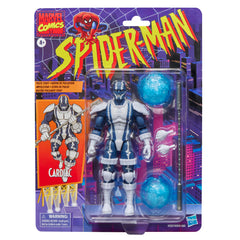 Spider-Man Marvel Legends Cardiac figure front view with premium deco for display.