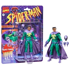 Spider-Man Prowler figure in dynamic pose highlighting articulation for display