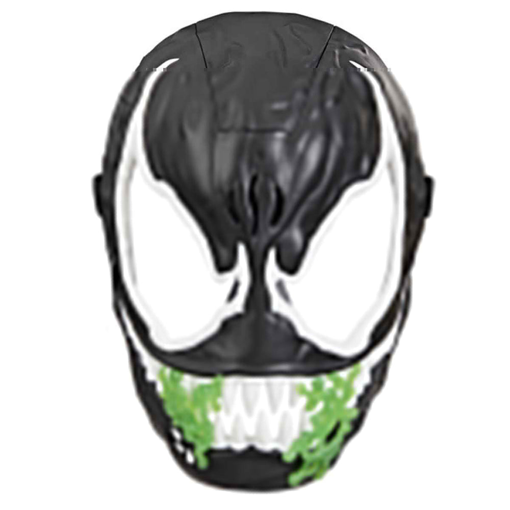 Glow-in-the-dark VenomVersus mask boosts Halloween and cosplay appeal.