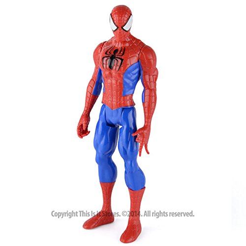 Spider-Man Titan Series packaging highlighting 12-inch scale