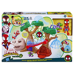 Spidey 4-inch figure with dino suit deco for dynamic play.