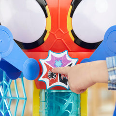 Spidey and His Amazing Friends lights and sounds enhance playtime.