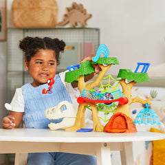 Spidey and His Amazing Friends Dino-Webs Treehouse spinning web feature for arcing web-slinging fun