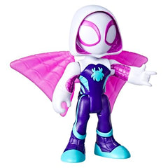 Spidey and His Amazing Friends Ghost-Spider figure with 5 articulation points for dynamic posing.