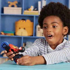 Gift idea featuring Spidey and His Amazing Friends Miles Morales figure and motorcycle