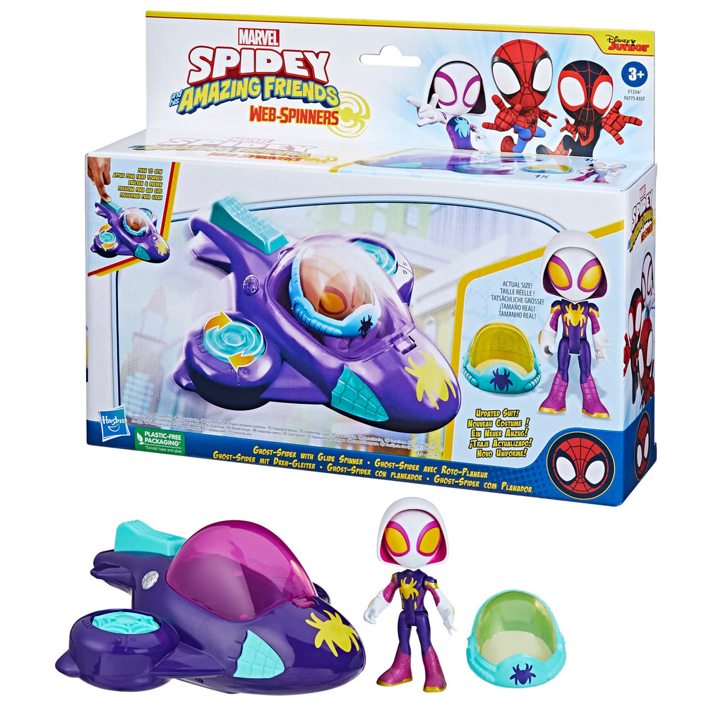 Spidey and His Amazing Friends Glide Spinner accessory pack expands play options.