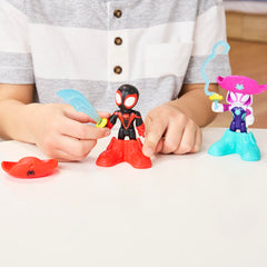 Spidey and his Amazing Friends Miles Spin Morales with sword.