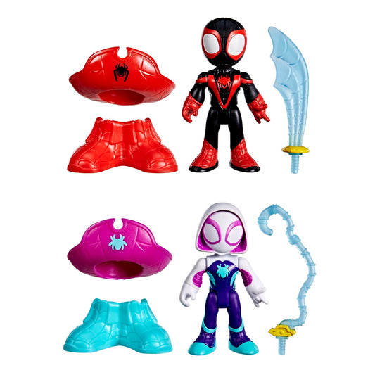 Spidey and his Amazing Friends Water-Webs Spidey figure ready for pirate adventures.