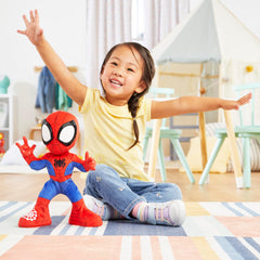 Spidey plays two show songs for dancing along with friends.